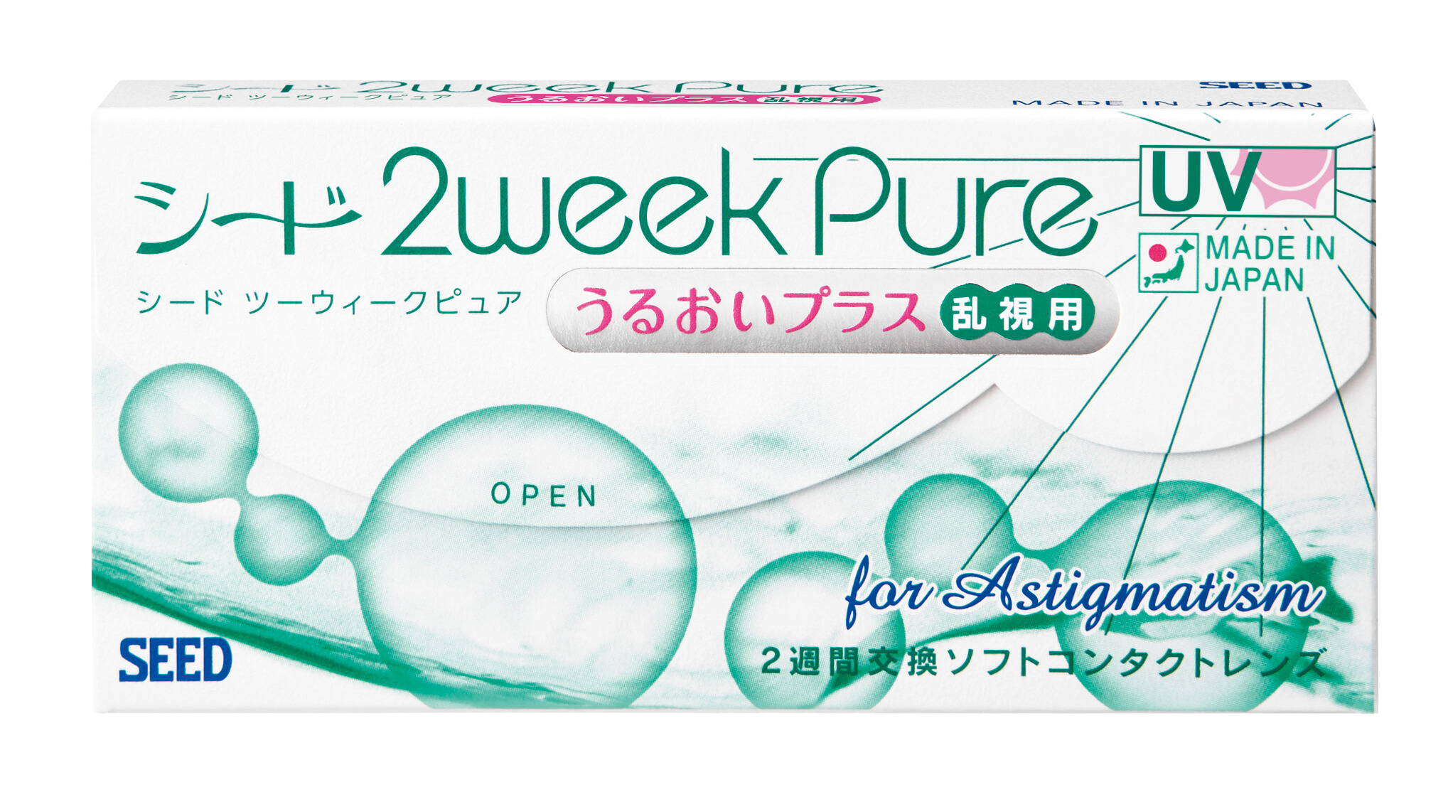 Kính Áp Tròng Trong Suốt SEED 2weekPure UP for Astigmatism (2 Tuần)