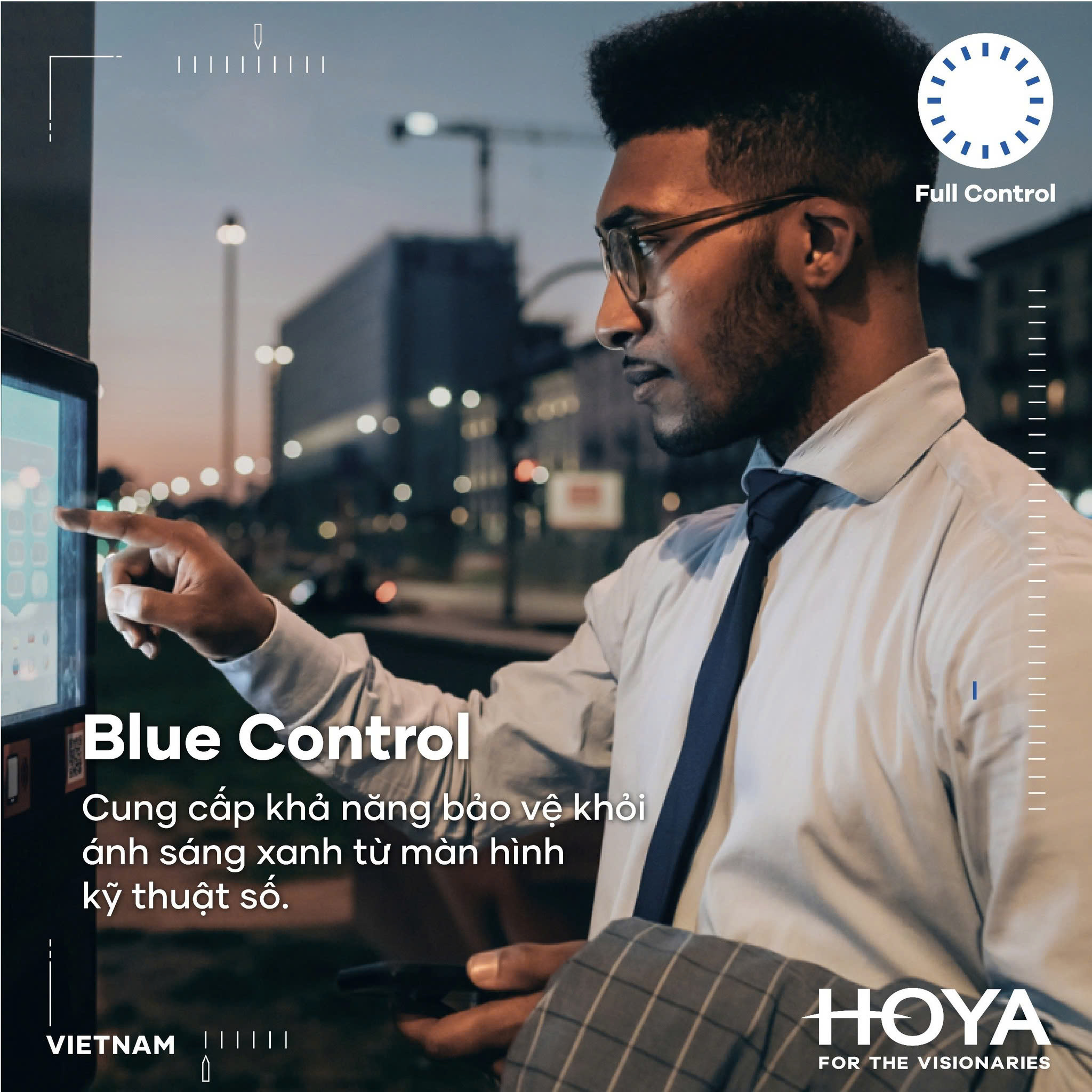 Tròng Kính Kiểm Soát Tiến Triển Cận Thị Trẻ Em Hoya Miyosmart Full Control 1.59