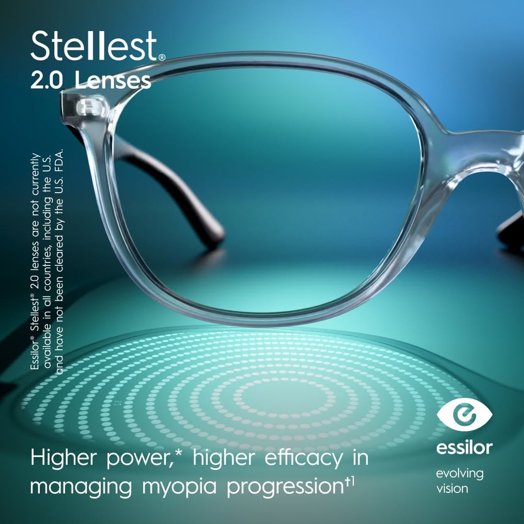 Tròng Kính Kiểm Soát Tiến Triển Cận Thị Essilor® Stellest™ 2.0