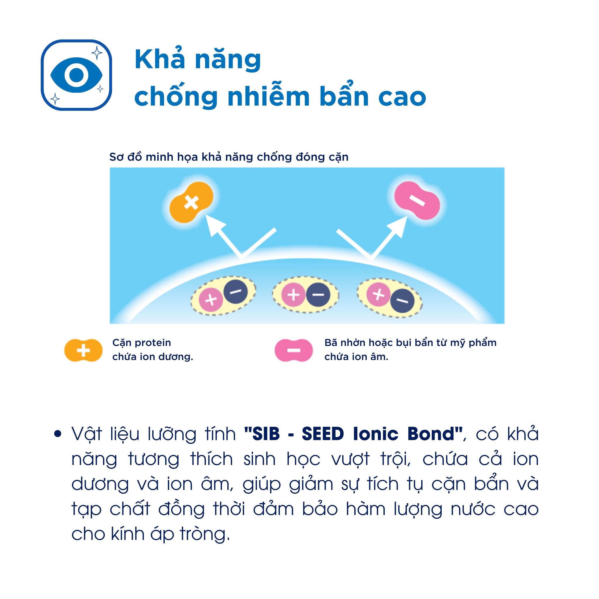 Kính Áp Tròng Trong Suốt SEED 2weekPure UP (2 Tuần)