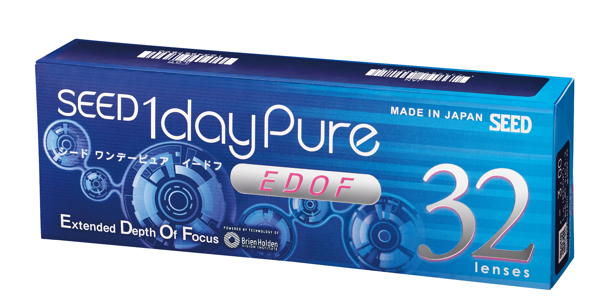 Kính Áp Tròng Trong Suốt SEED 1dayPure EDOF (1 Ngày)