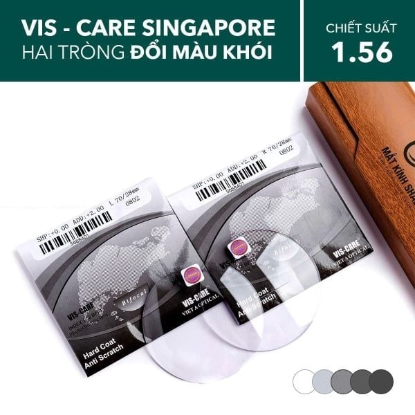 kính lão 2 tròng đổi màu