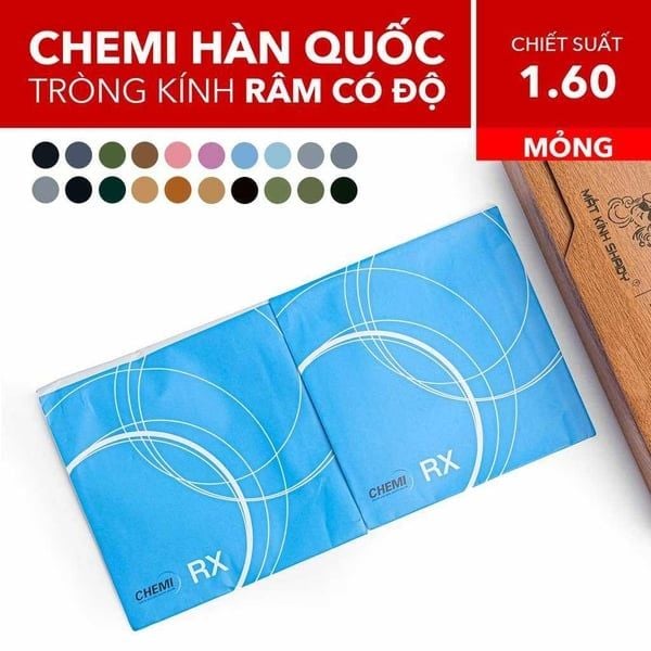 tròng kính râm cận