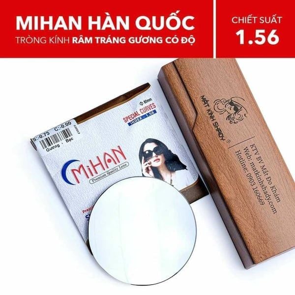tròng kính râm cận