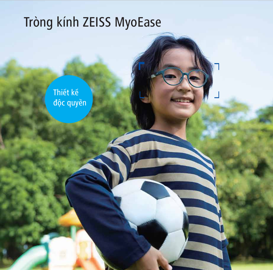 Tròng Kính Kiểm Soát Tiến Triển Cận Thị Trẻ Em Zeiss MyoEase
