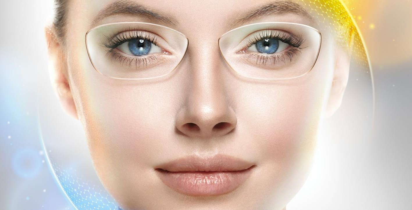 Tròng Kính Siêu Mỏng Ánh Sáng Xanh Phi Cầu 2 Mặt Nikon Myopsee DAS - Pure Blue UV 1.60/ 1.67