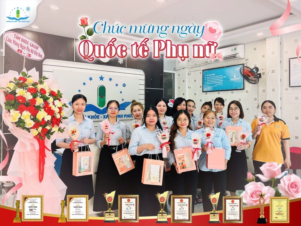 Khoảnh khắc 8/3 đáng nhớ tại Tâm Dược