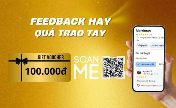 ĐÁNH GIÁ 5 SAO - QUÀ XỊN VỀ TAY