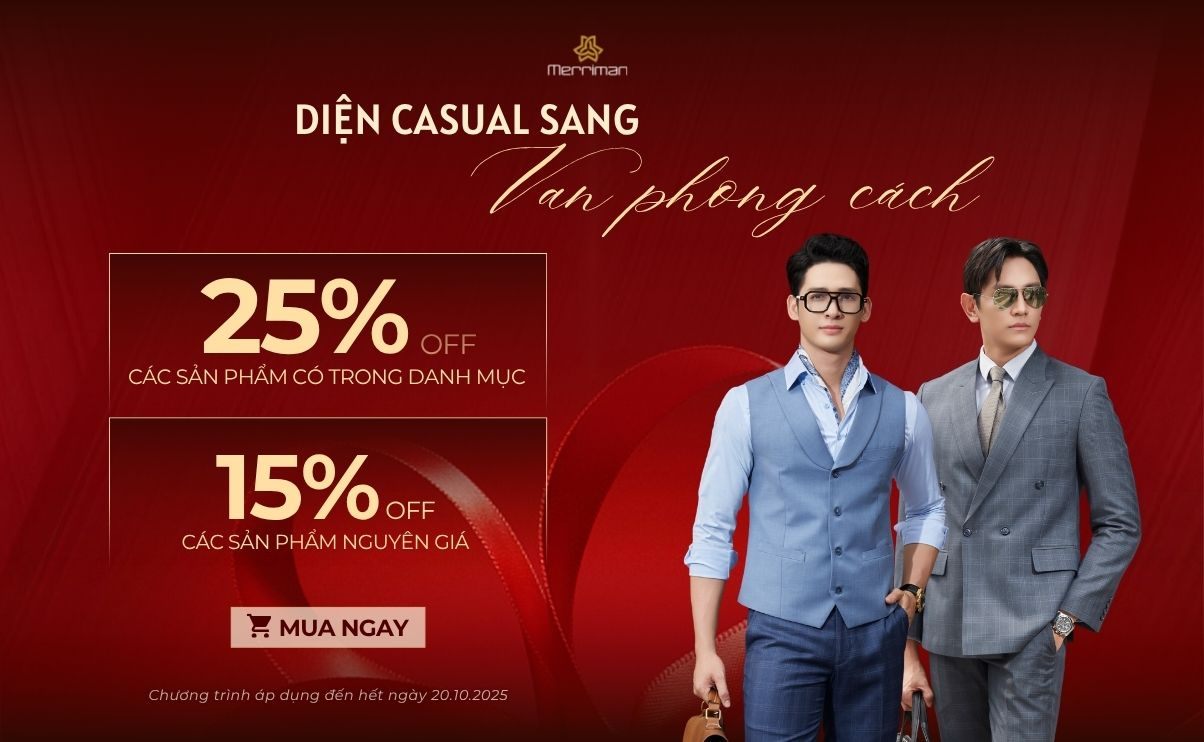 [ONLINE] MERRIMAN TUNG ƯU ĐÃI LÊN ĐẾN 25%