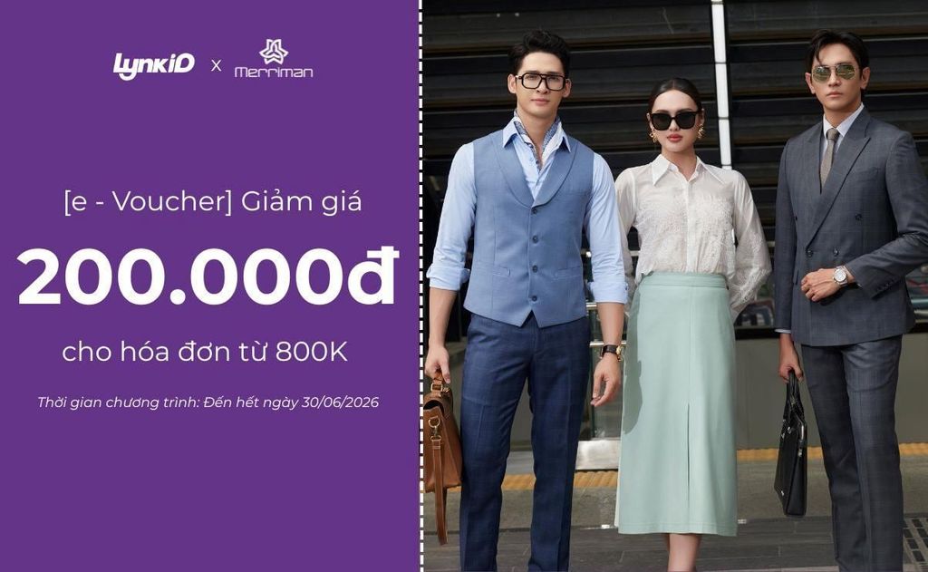 [MERRIMAN x LYNKID] Ưu đãi cho khách hàng LynkID khi mua sắm tại Merriman