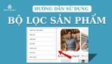 Hướng dẫn sử dụng bộ lọc sản phẩm Merriman