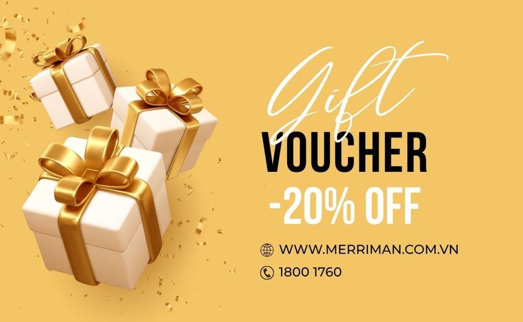 MỪNG NGÀY NHÀ GIÁO VIỆT NAM 20/11 – MERRIMAN TẶNG VOUCHER 20%