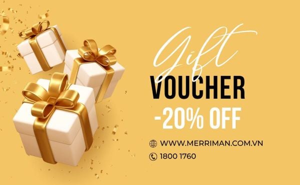 MỪNG NGÀY NHÀ GIÁO VIỆT NAM 20/11 – MERRIMAN TẶNG VOUCHER 20%