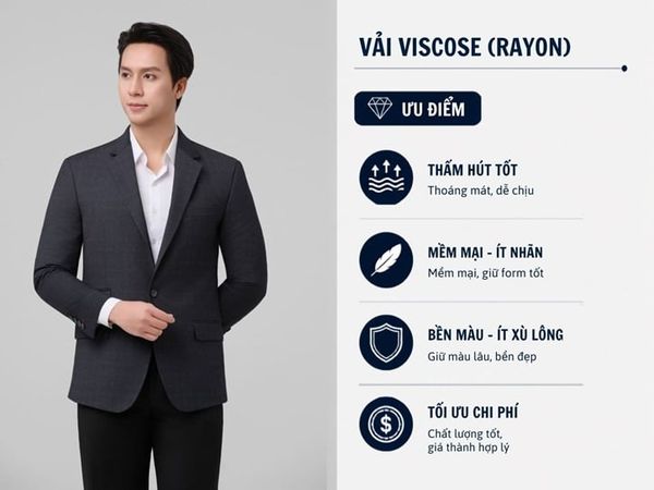 Định may vest đồng phục nam đừng bỏ qua những chất liệu này