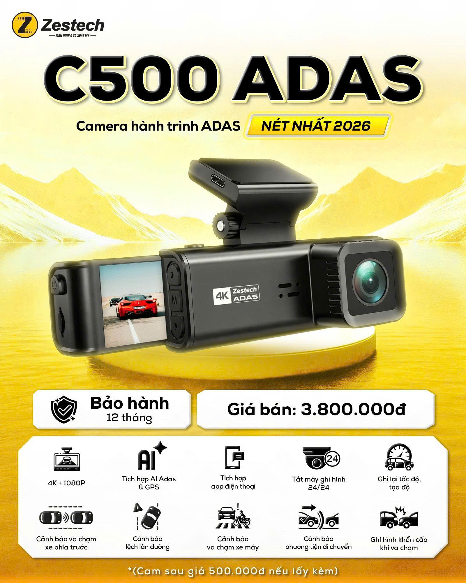 Cam C500 Adas