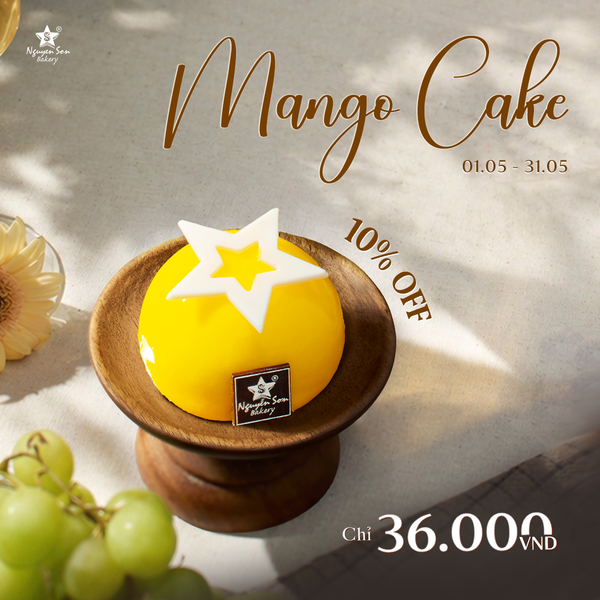 XOÀI VÀO MÙA - MANGO CAKE GIẢM NGAY 10%