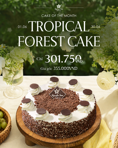 TROPICAL FOREST CAKE - CHIẾC BÁNH “ĐƯA VỊ GIÁC ĐẾN MÙA HÈ” ✨
