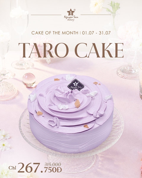 💜 CHƯA KỊP QUEN MẶT ĐÃ LÊN DEAL, TARO CAKE LÀ COTM THÁNG 7 NÀY!!