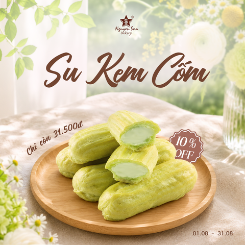 CHẠM THU VỚI ƯU ĐÃI 10% SU KEM CỐM