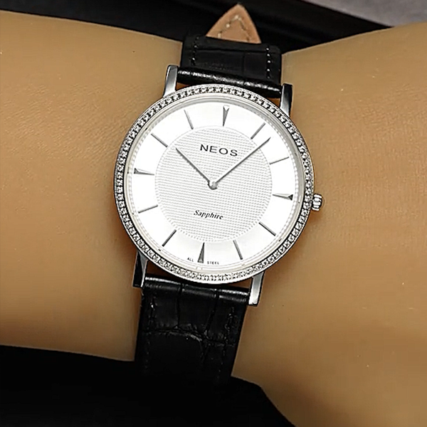 đồng hồ nam dây da neos n-40577am