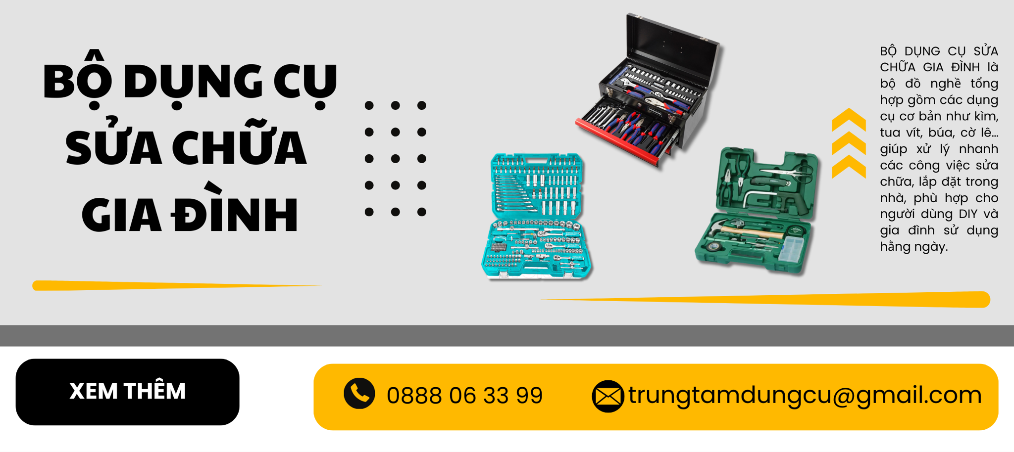 Bộ dụng cụ sửa chữa gia đình