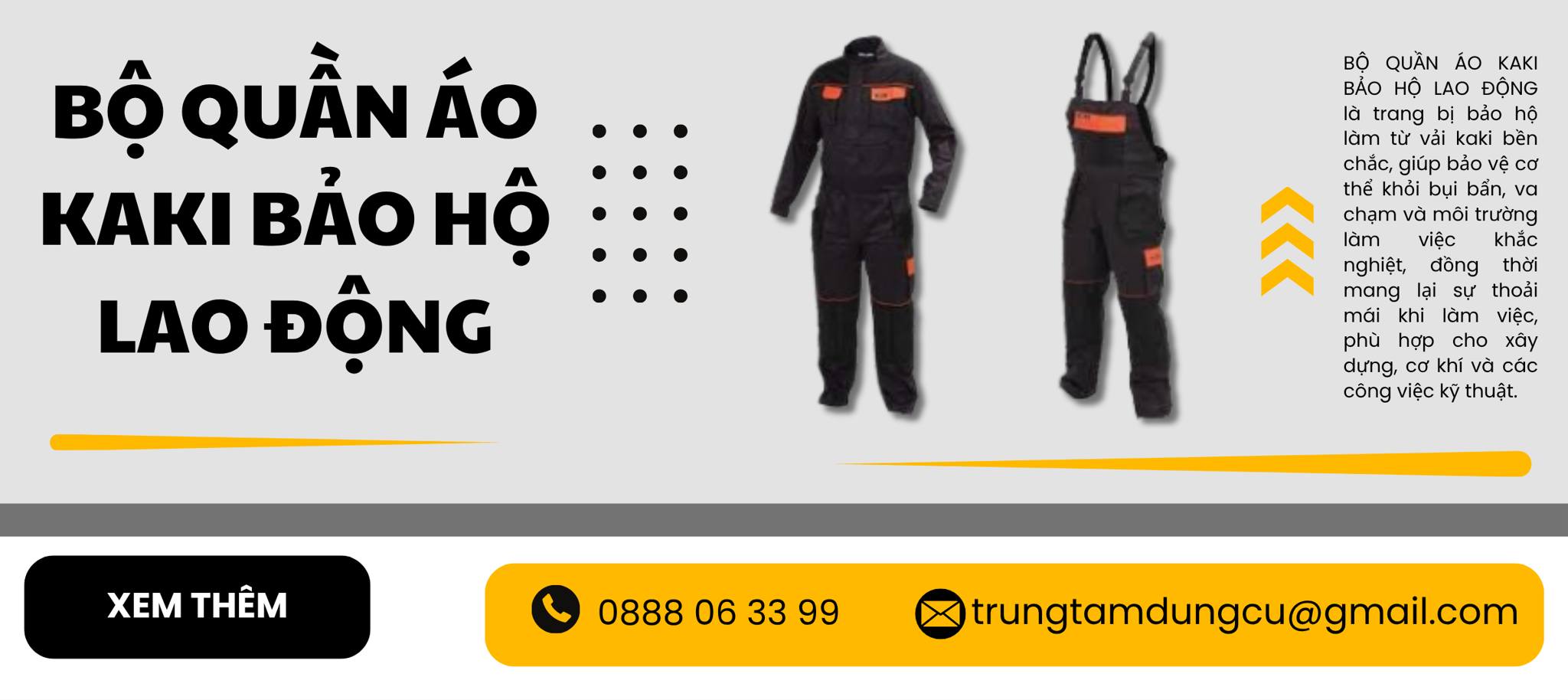 Bộ Quần Áo Kaki Bảo Hộ Lao Động