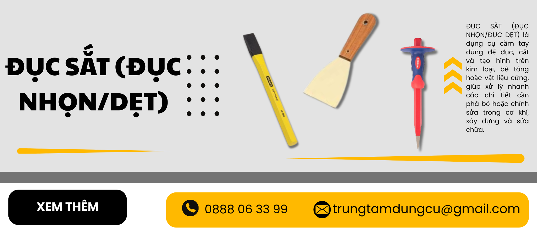 Đục sắt (Đục nhọn/dẹt)