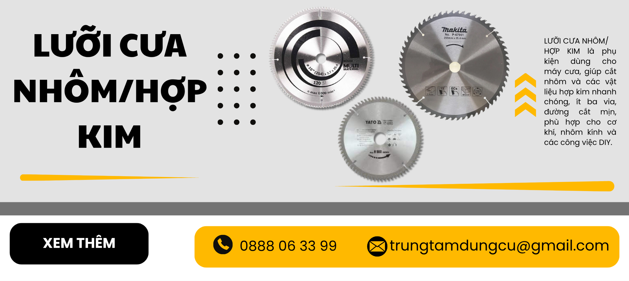 Lưỡi cưa nhôm/hợp kim