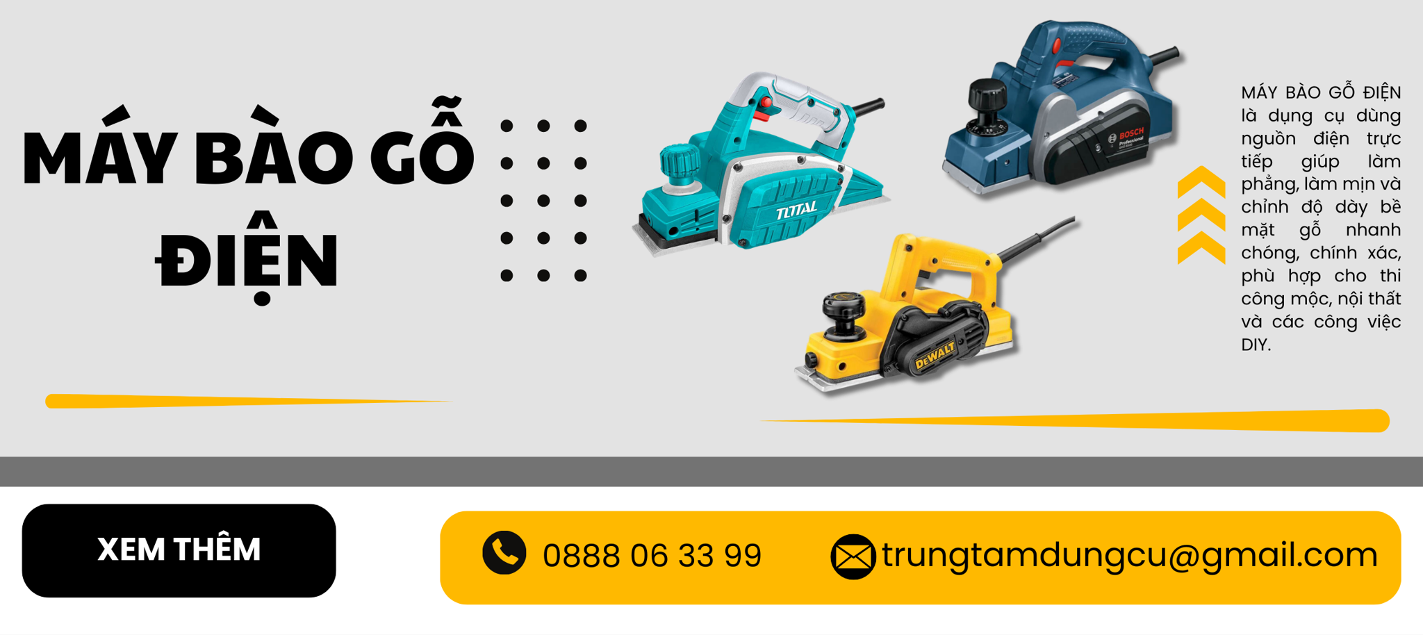 Máy bào gỗ điện