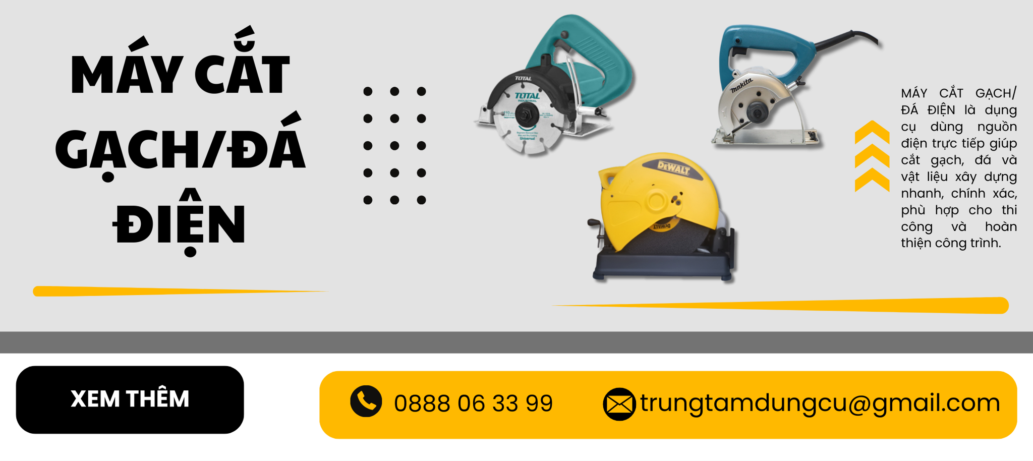 Máy cắt gạch/đá điện