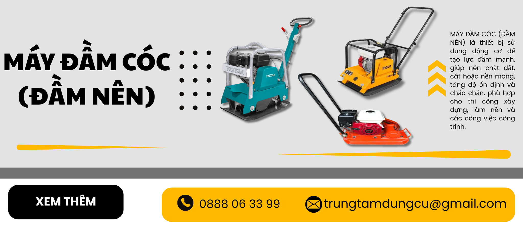 Máy đầm cóc (Đầm nên)