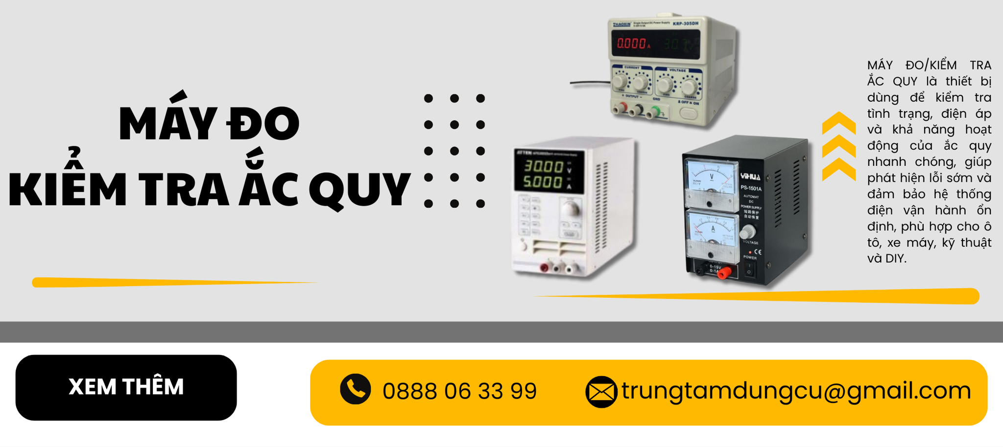 Máy đo/kiểm tra ắc quy