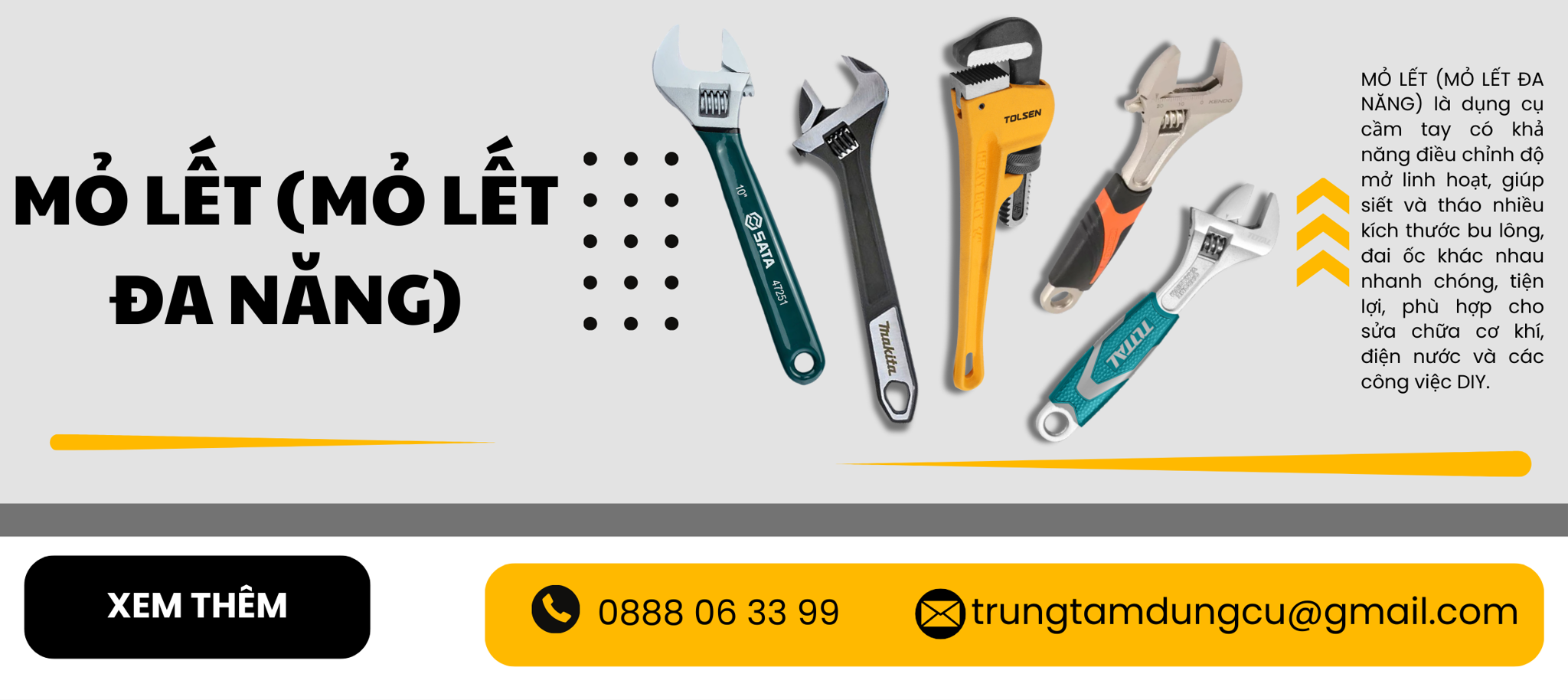 Mỏ lết (Mỏ lết đa năng)