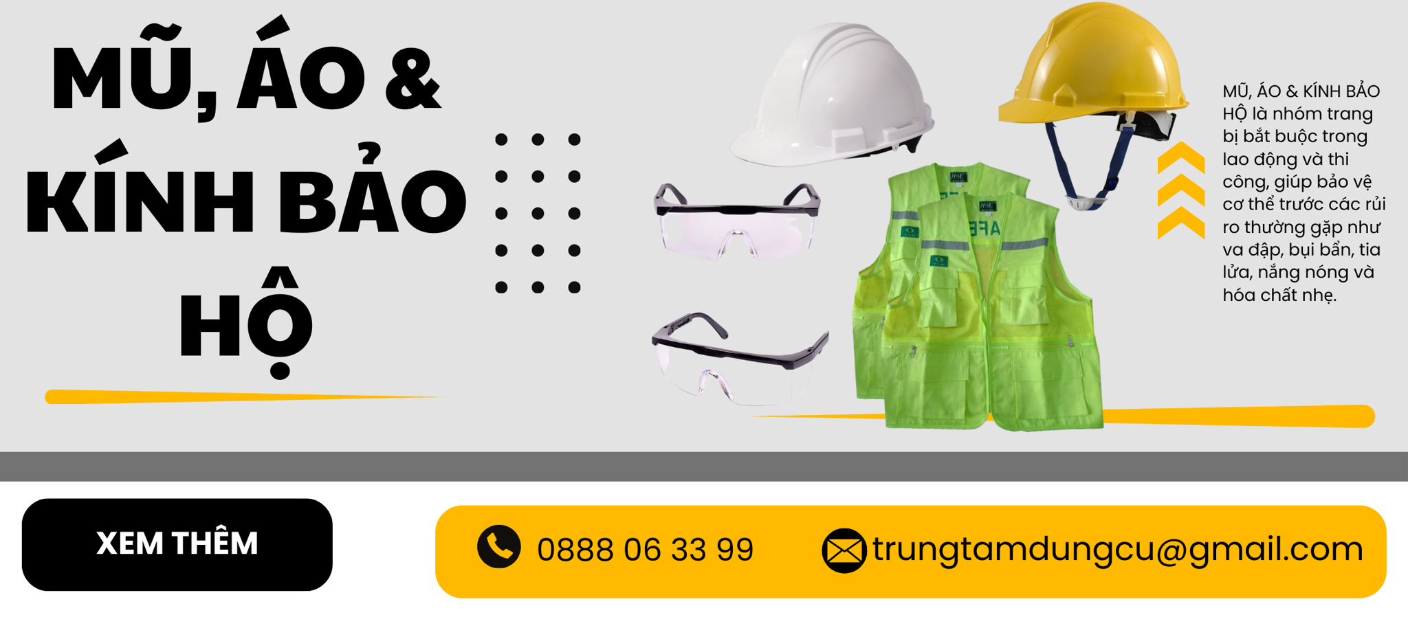 Mũ, Áo & Kính Bảo Hộ