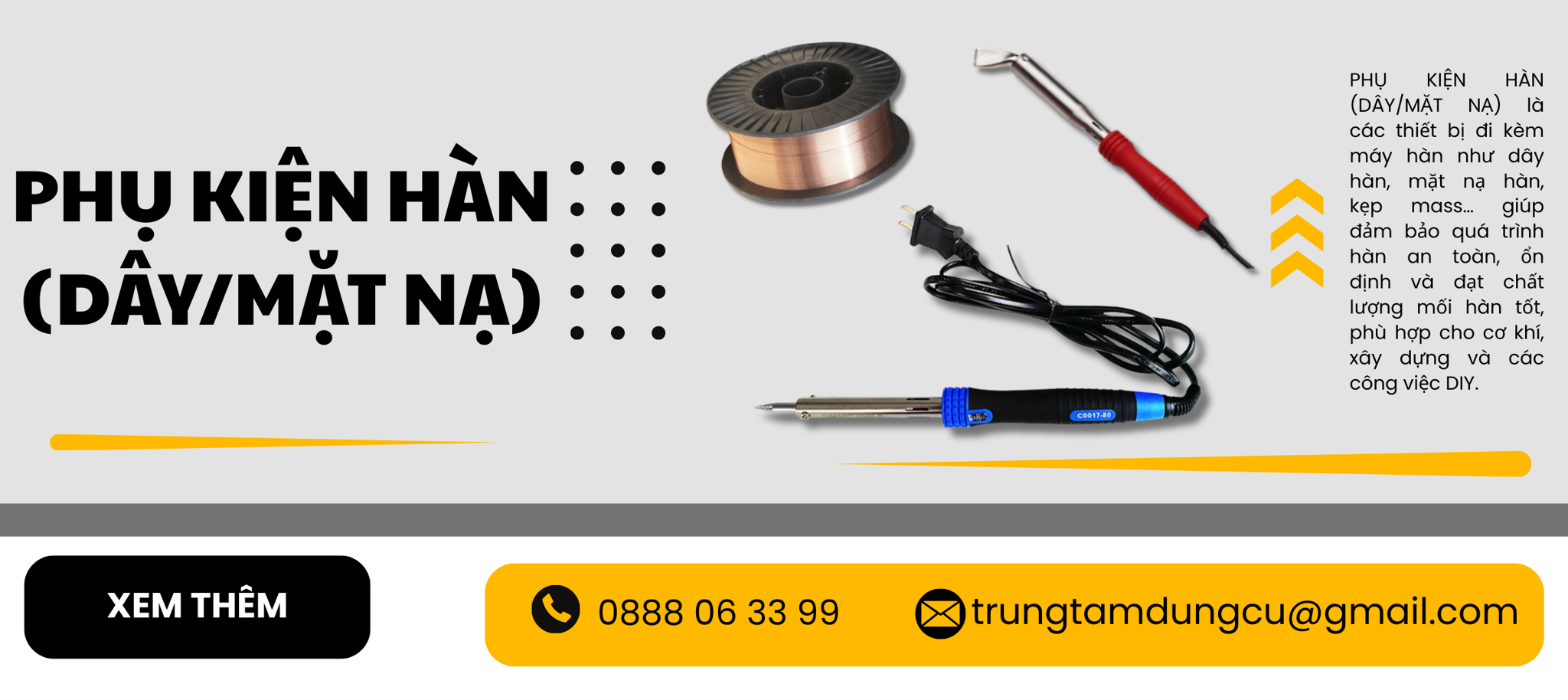 Phụ kiện hàn (Dây/Mặt nạ)