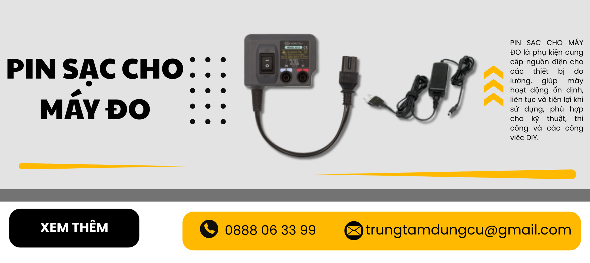 Pin sạc cho máy đo