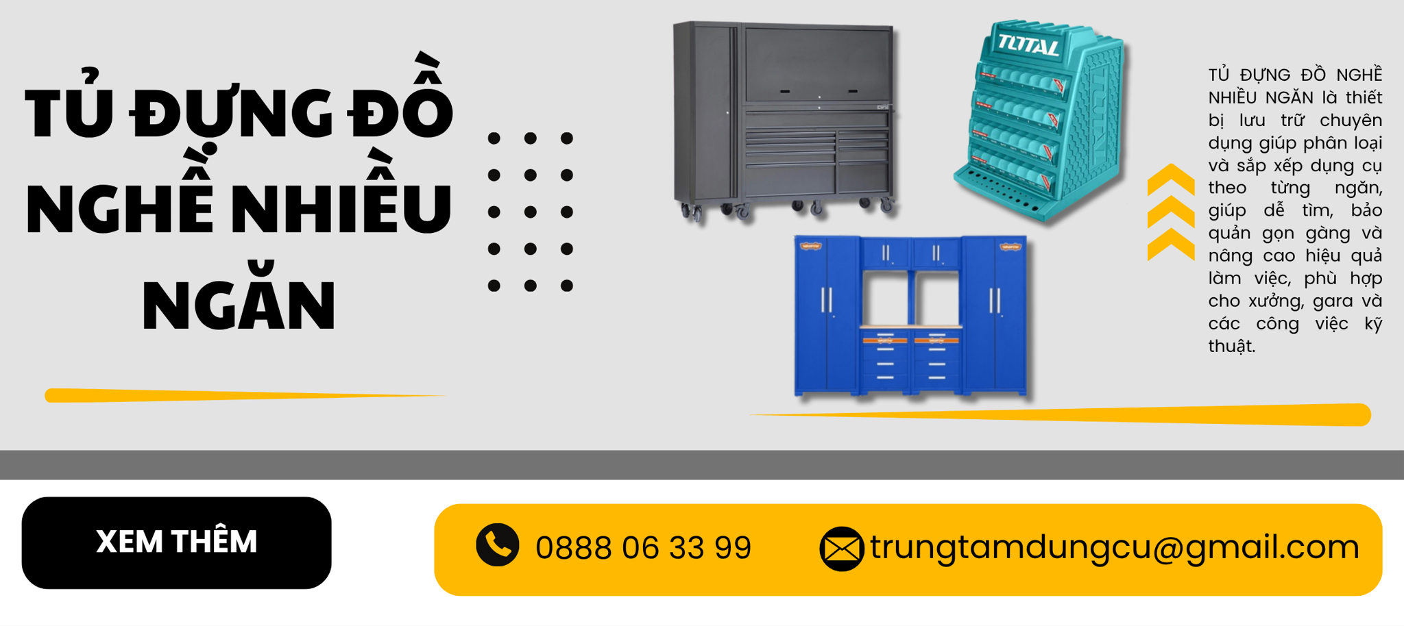 Tủ đựng đồ nghề nhiều ngăn