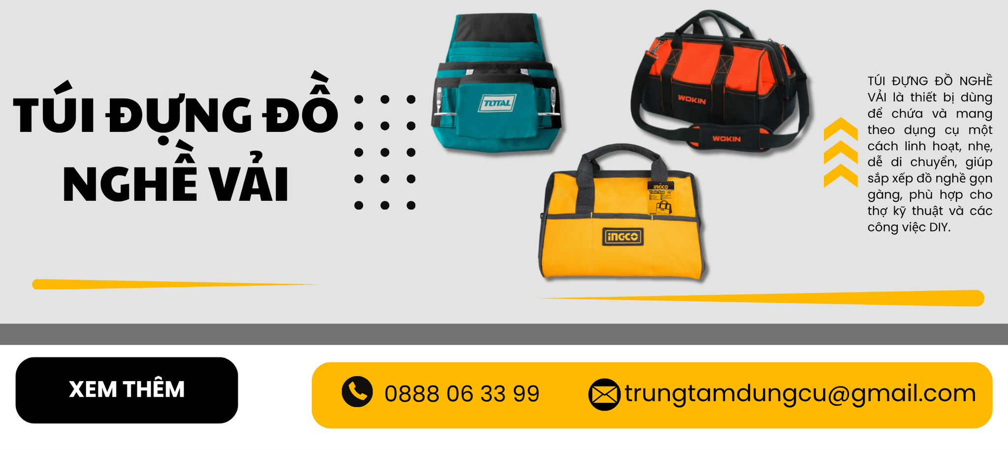 Túi đựng đồ nghề vải