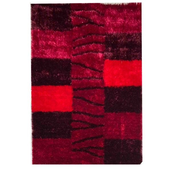 Thảm lông xù cao cấp DY700-Red màu đỏ