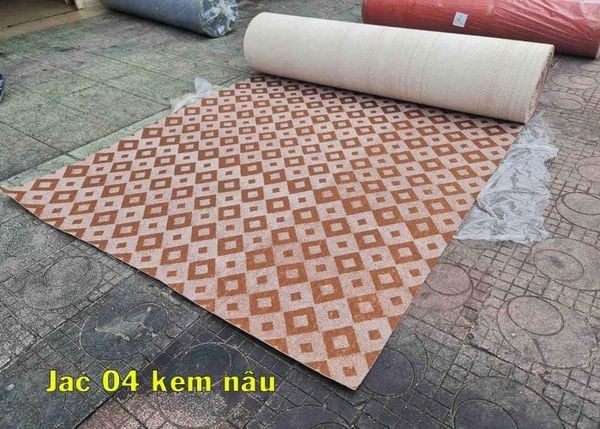 Bảng thông số và mã màu thảm nỉ hoa văn Jacquard 04