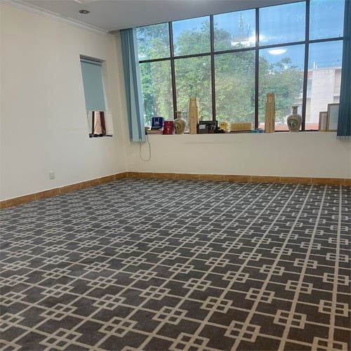 Thảm cuộn Wilton hoa văn SA 6427 Grey cao cấp