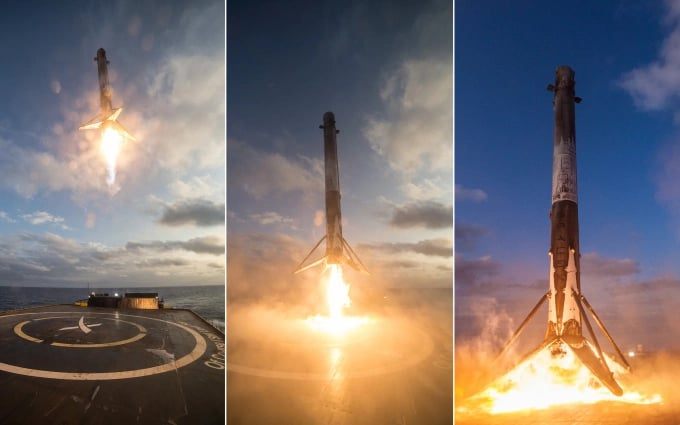 Lý do tên lửa Blue Origin vẫn trắng sạch khi về Trái Đất