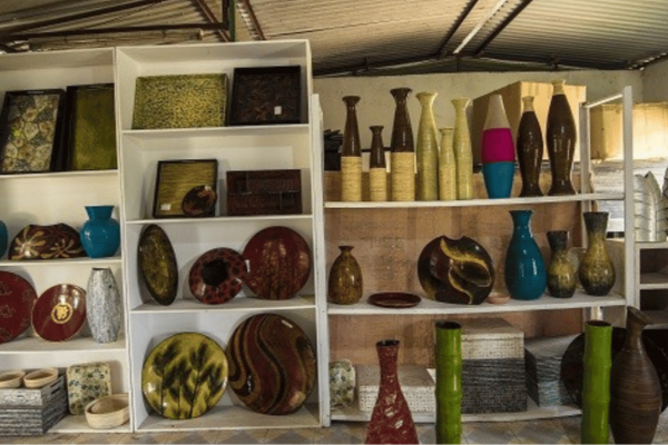 Nghề đan lát tre nứa thành sản phẩm thủ công mỹ nghệ tinh xảo