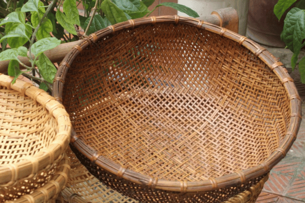 Rổ tre - sự lựa chọn hoàn hảo cho không gian sống xanh