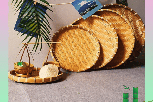 Mẹt tre - vẻ đẹp mộc mạc trong không gian sống hiện đại