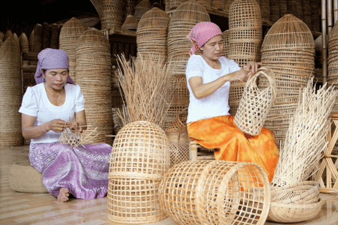 Nâng tầm giá trị tre trúc, mở sinh kế bền vững cho phụ nữ Khmer