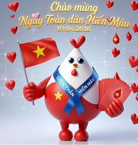 CHÀO MỪNG NGÀY TOÀN DÂN HIẾN MÁU TÌNH NGUYỆN 7/4