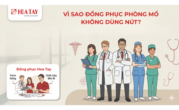 Vì Sao Đồng Phục Phòng Mổ Không Dùng Nút?