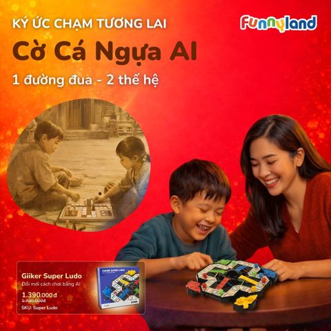 🐴Cờ Cá Ngựa AI 1 Đường Đua - 2 Thế Hệ 🐴