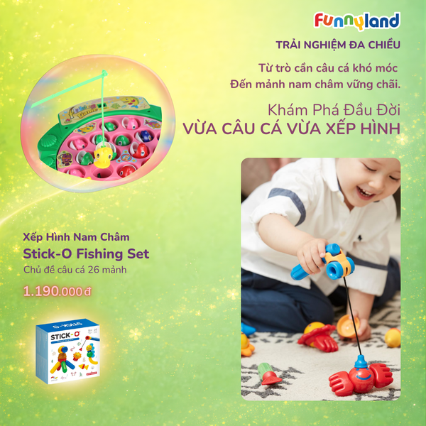 Khám Phá Đầu Đời - Vừa Câu Cá Vừa Xếp Hình